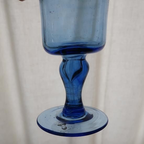 White Wine Glass Light Blue (LS16) /La Soufflerie