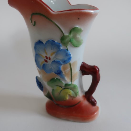 Vintage made in occupied JAPAN Mini Flower vase/ビンテージ 陶器 ミニ フラワーベース  /花瓶/一輪挿し/オブジェ(A690)