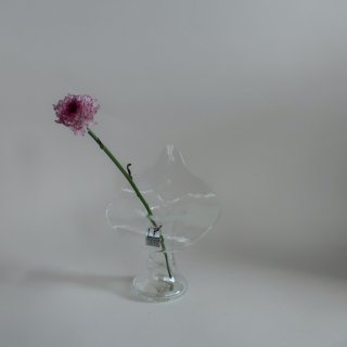 Vintage Pilgrim Glass Jack in the Pulpit Flower Vase/ビンテージ ガラス スモール フラワーベース /花器/花瓶(A691)