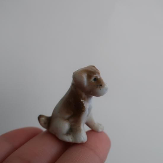 Vintage Ceramic Dog mini object/ビンテージ 陶器製 犬 ミニ