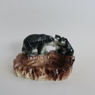 Vintage Ceramic Bear Family Accessory Tray /ӥơ ƫ ޥ ʪ/ȥ졼(A731)