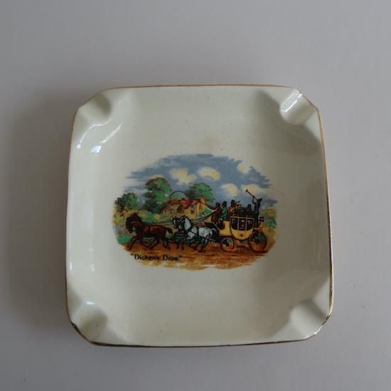 Vintage Ceramic ash tray/ビンテージ 陶器 ENGLAND製 アッシュ