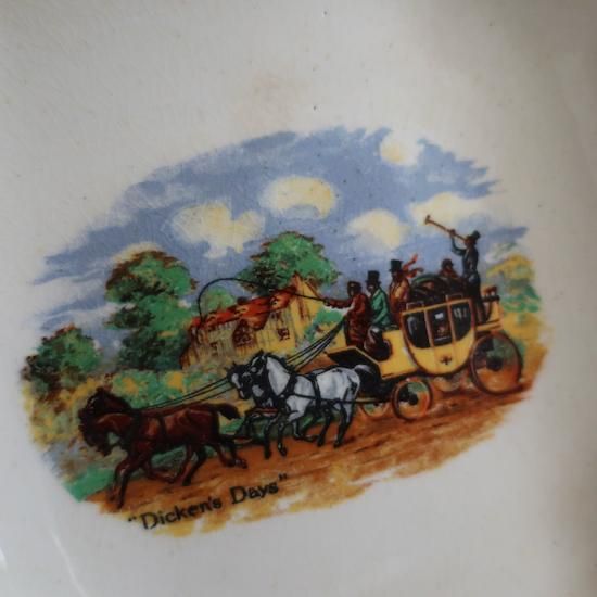 Vintage Ceramic ash tray/ビンテージ 陶器 ENGLAND製 アッシュトレー