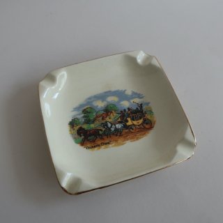 Vintage Ceramic ash tray/ビンテージ 陶器 ENGLAND製 アッシュトレー/灰皿(A743)