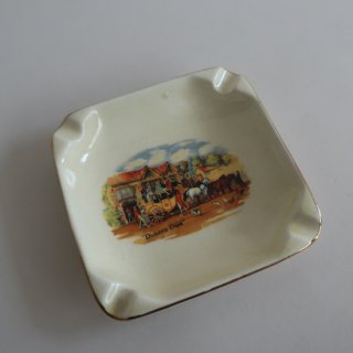 Vintage Ceramic ash tray/ビンテージ 陶器 ENGLAND製 アッシュトレー/灰皿(A744)
