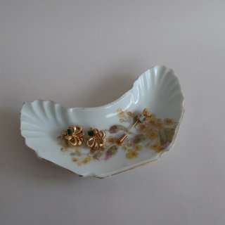 vintage crescent shape small plate/ビンテージ  三日月形 プレート/小皿(A752)