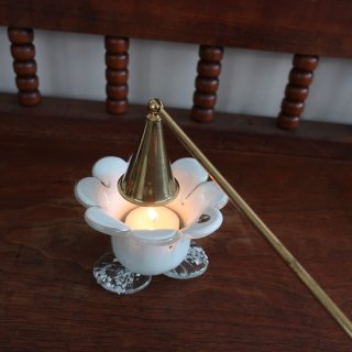 Vintage brass candle snuffer/ビンテージ  キャンドルスナッファー/ろうそく消し(A757)