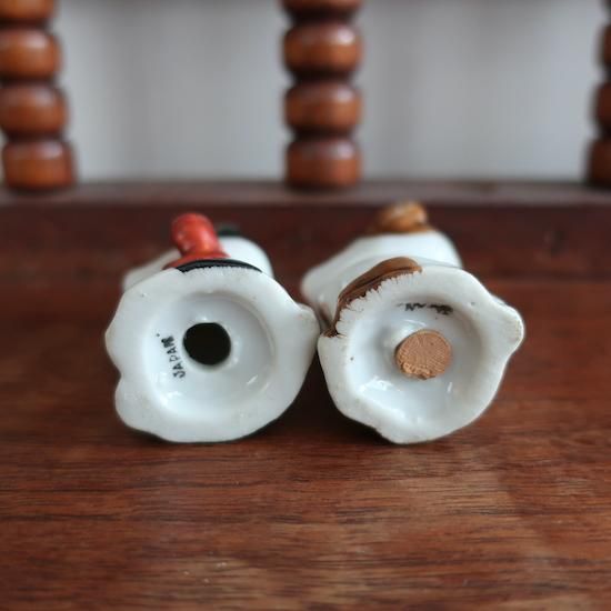 Vintage Dog Salt&Pepper pair set/ビンテージ 陶器 犬 ソルト Vintage Dog Salt&Pepper pair set/ビンテージ 陶器 犬 ソルト