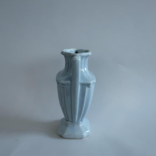 Vintage USA Ceramic Flower Vase/ビンテージ 陶器 ブルー Vintage USA Ceramic Flower Vase/ビンテージ 陶器 ブルー