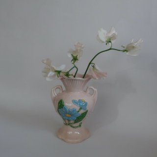 Vintage 40's Vintage Hull Art Pottery Magnolia flower vase/ビンテージ 陶器 フラワーベース/花瓶(A778)