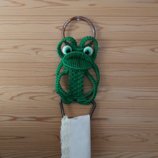 Vintage Towel Holder Frog/ӥơ 70's ޥ ۥ (A788)