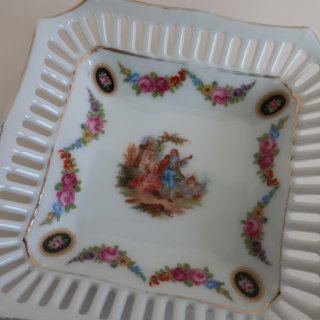 Vintage  made in Germany Ceramic Accessory Tray/ビンテージ ドイツ製 陶器 小物入れ/アクセサリー入れ(A795)