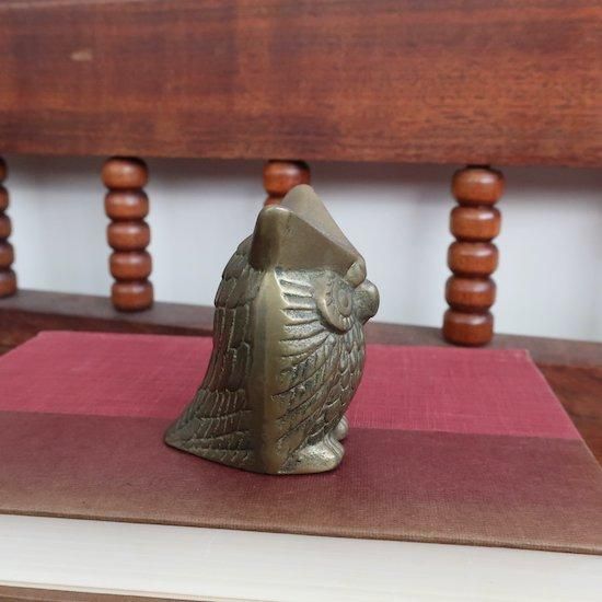 Vintage Owl motif brass object/ビンテージ 真鍮 フクロウ