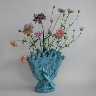 希少★AlfredoBarbini ムラーノグラス フラワーベース 花瓶 希少☆AlfredoBarbini ムラーノグラス フラワーベース 花瓶
