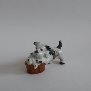 Vintage made in occupied JAPAN Ceramic Dog object/ӥơ ƫ  ֥/ʪ(A824)