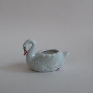Vintage 1950s Ceramic mini swan tray /ӥơ ƫ Ļ ʪ(A825)