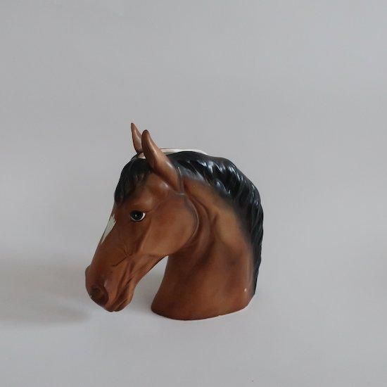 Vintage ceramic horse flower vase/ビンテージ LEFTON社製 陶器