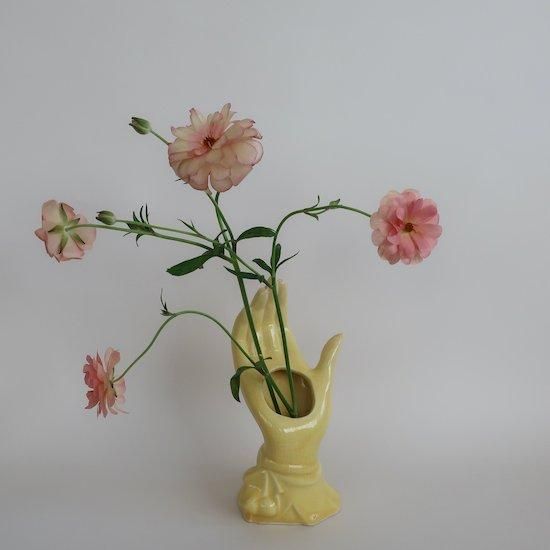 McCoy ヴィンテージ　ハンド　フラワーベース 花瓶　オブジェ McCoy ヴィンテージ ハンド フラワーベース 花瓶 オブジェ