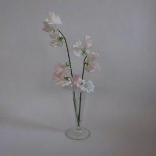 Vintage Fenton Opalescent Ruffled Glass flower vase/ӥơ åե 饹 ե١ /ִ/(A845)