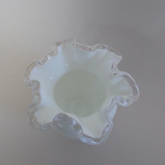 Vintage Fenton Silver Crest Rose Bowl flower vase/ビンテージ