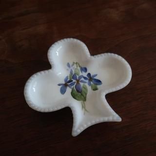 Vintage Milk Glass Trump mini Plate /ӥơ ߥ륯饹 ȥץ ߥ ץ졼(A866)