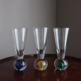 Vintage Color Bottom Mini Glass/ӥơ 顼 ܥȥ ߥ 饹(A892)