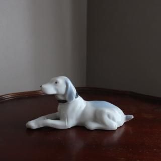 Vintage Ceramic Dog object/ӥơ ƫ  ֥/ʪ(A904)