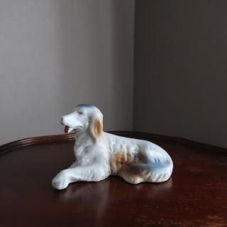 Vintage Ceramic Dog object/ӥơ ƫ  ֥/ʪ(A905)