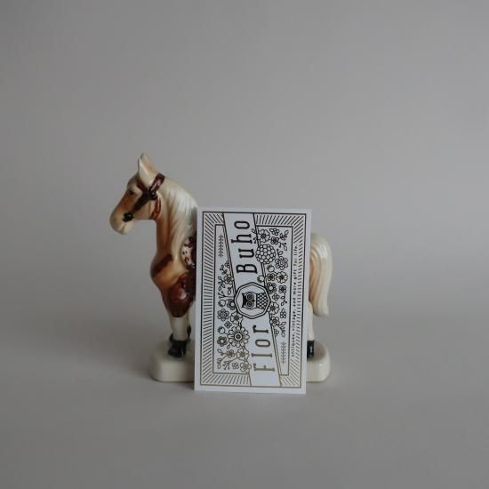 Vintage Ceramic Horse object/ビンテージ 陶器製 馬 オブジェ