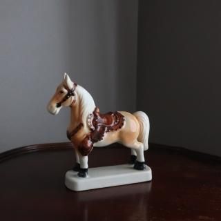 Vintage Ceramic Horse object/ӥơ ƫ  ֥/ʪ(A906)