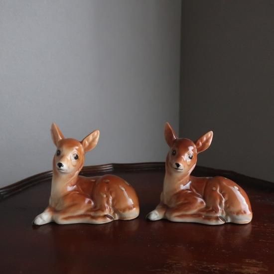 Vintage Ceramic Deer Object/ビンテージ 陶器製 鹿 オブジェ Vintage Ceramic Deer Object/ビンテージ 陶器製 鹿 オブジェ