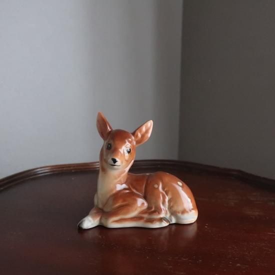 Vintage Ceramic Deer Object/ビンテージ 陶器製 鹿 オブジェ Vintage Ceramic Deer Object/ビンテージ 陶器製 鹿 オブジェ