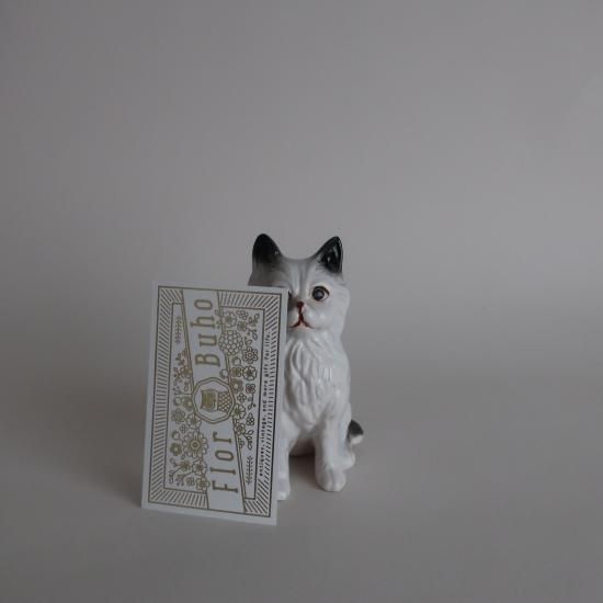 Vintage Ceramic Cat Object/ビンテージ 陶器製 猫 オブジェ Vintage Ceramic Cat Object/ビンテージ 陶器製 猫 オブジェ