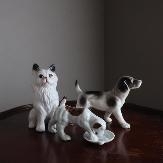 Vintage Ceramic Cat Object/ビンテージ 陶器製 猫 オブジェ Vintage Ceramic Cat Object/ビンテージ 陶器製 猫 オブジェ