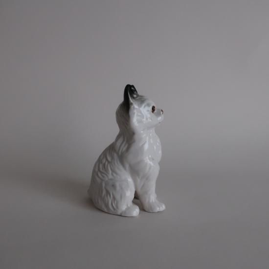 Vintage Ceramic Cat Object/ビンテージ 陶器製 猫 オブジェ