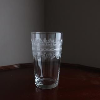 Antique Tiffin Franciscan Needle Etch Juice Glass/ƥ ˡɥ륨å  塼 饹 (A914)