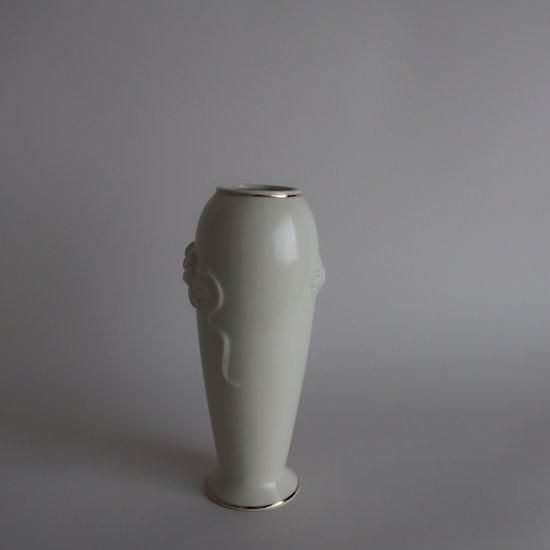 Vintage Lenox Ivory Rose Blossom flower vase/ビンテージ