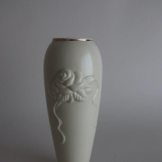 Vintage Lenox Ivory Rose Blossom flower vase/ビンテージ Vintage Lenox Ivory Rose Blossom flower vase/ビンテージ