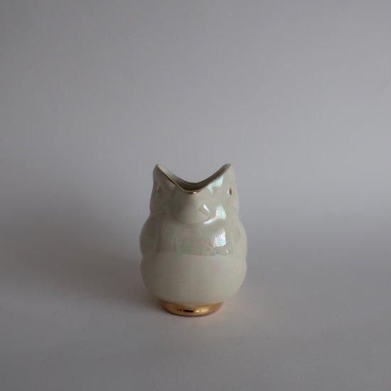 Vintage Ceramic Bird flower vase/ビンテージ 陶器 鳥モチーフ