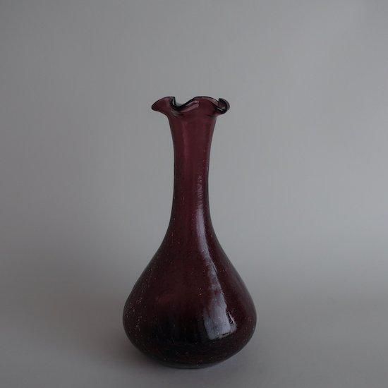 Vintage Purple glass Flower Vase/ビンテージ パープル Vintage Purple glass Flower Vase/ビンテージ パープル