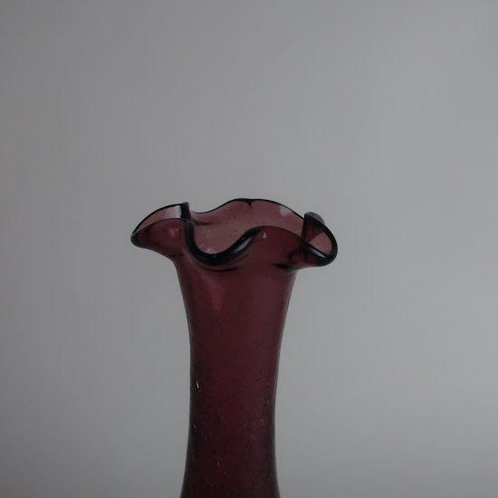 Vintage Purple glass Flower Vase/ビンテージ パープル Vintage Purple glass Flower Vase/ビンテージ パープル