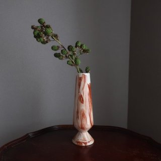 Vintage Marble Clay flower vase/ӥơ 쥤 ޡ֥ ե١/(A927)