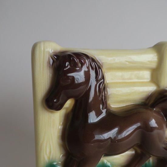 馬と風景の陶器花瓶 馬と風景の陶器花瓶 Italy horse vase - Etsy 日本