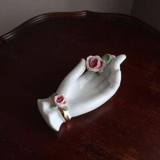 Vintage 1950s Ceramic Hand Motif Tray/ビンテージ 陶器 ハンド Vintage 1950s Ceramic Hand Motif Tray/ビンテージ 陶器 ハンド