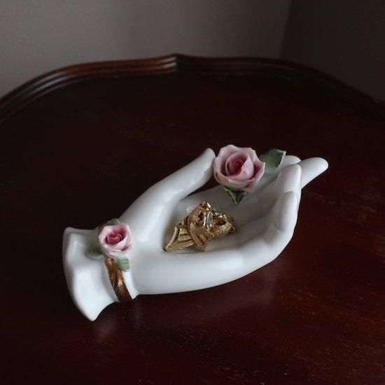 Vintage 1950s Ceramic Hand Motif Tray/ビンテージ 陶器 ハンド Vintage 1950s Ceramic Hand Motif Tray/ビンテージ 陶器 ハンド