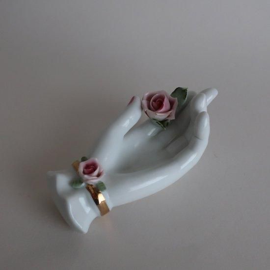 Vintage 1950s Ceramic Hand Motif Tray/ビンテージ 陶器 ハンド