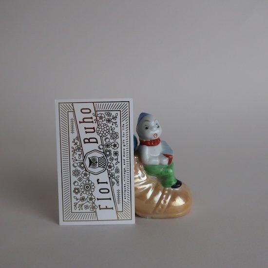 Vintage Pierrot Pin Cushion Figurine/ビンテージ 針山 ピン