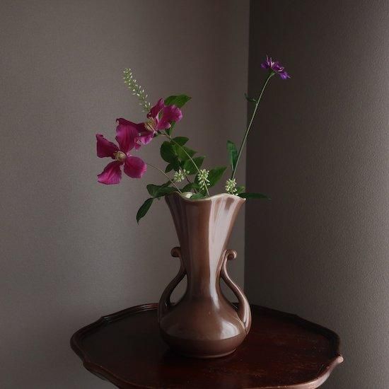 Vintage Red Wing Pottery ceramic flower vase/ビンテージ 陶器 Vintage Red Wing Pottery ceramic flower vase/ビンテージ 陶器