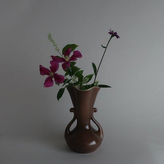 Vintage Red Wing Pottery ceramic flower vase/ビンテージ 陶器