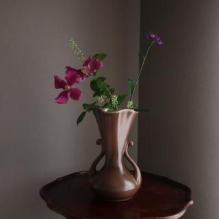 Vintage Red Wing Pottery ceramic flower vase/ӥơ ƫ ե١  ִ(A944)